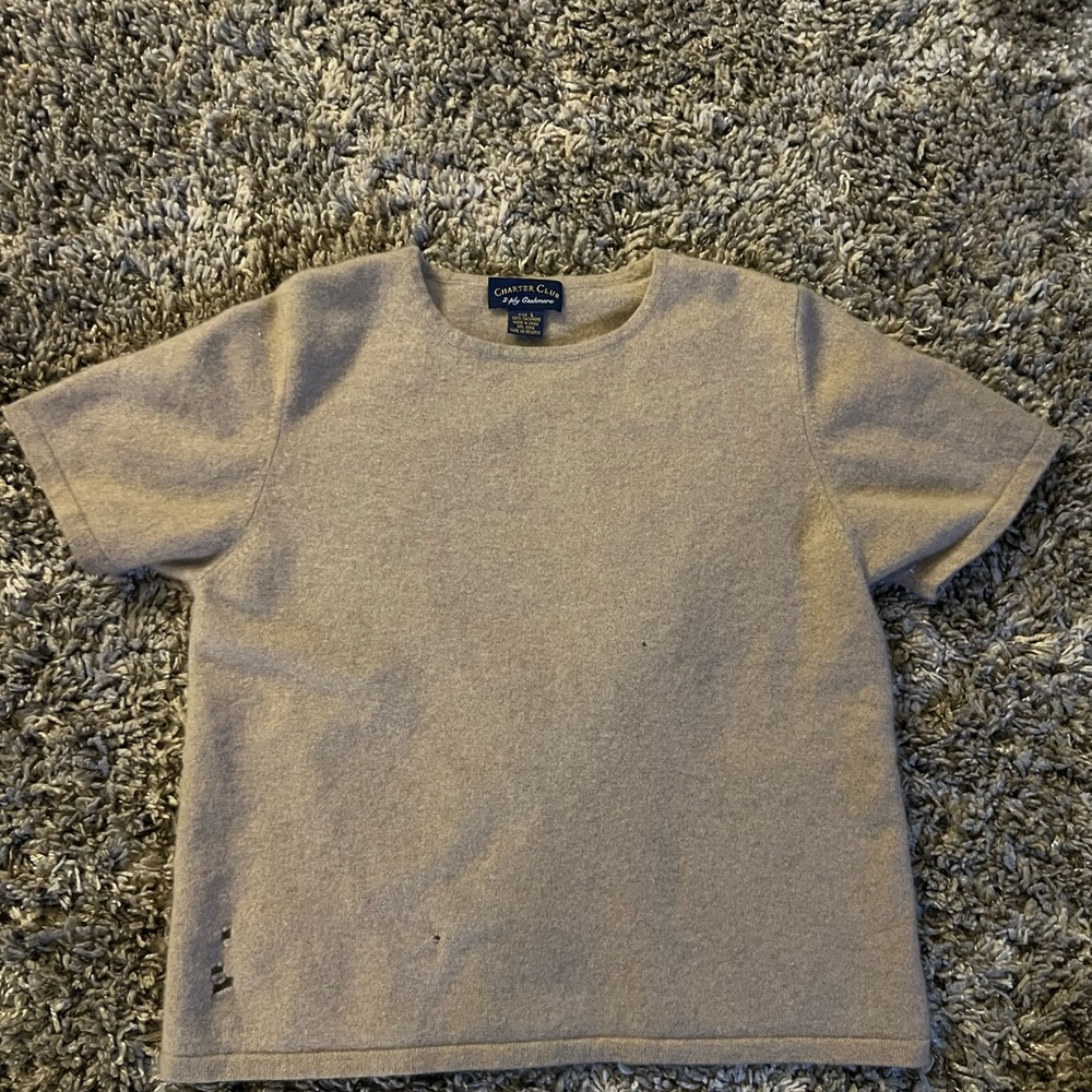 Charter Club Cashmere Top